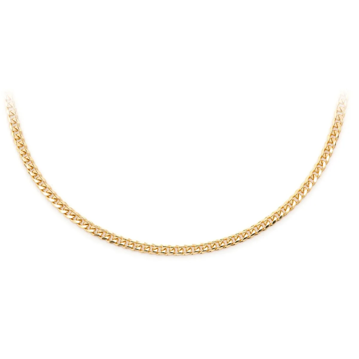 For Him Miami Cuban Gold Chain in 2mm / Yellow Gold / 24" – Chain