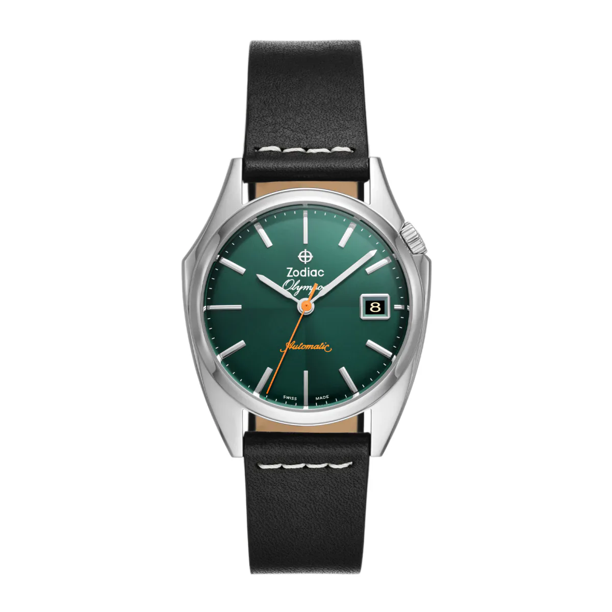 Zodiac Dress Olympos Automatic Leather Watch