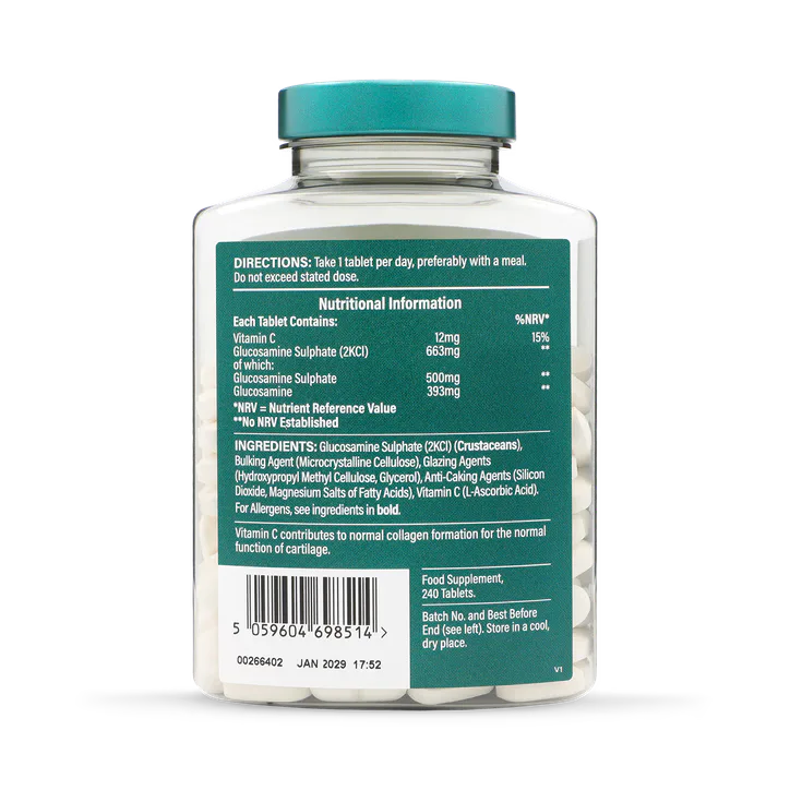 For Him Glucosamine Sulphate 500mg 240 tablets detail 3