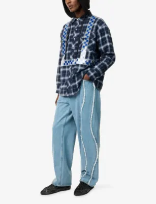 AWGE Workwear Flannel Check Cotton-Blend Jacket detail 2