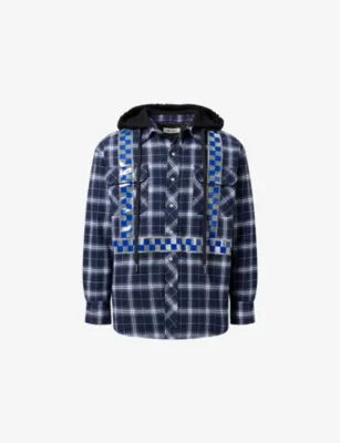 AWGE Workwear Flannel Check Cotton-Blend Jacket