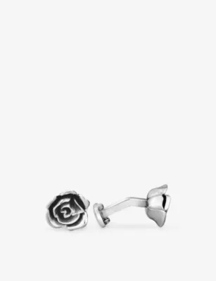 MONTBLANC Romeo and Juliet Rose Stainless-Steel Cufflinks
