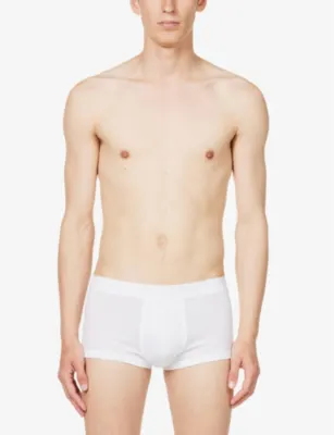 ZIMMERLI Slim-fit cotton-jersey trunks detail 2