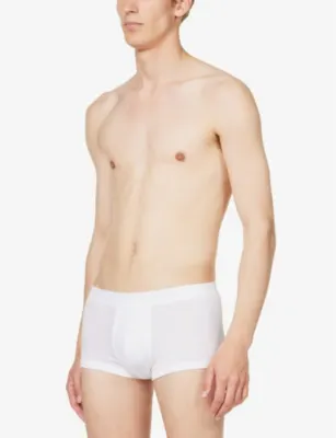 ZIMMERLI Slim-fit cotton-jersey trunks detail 3