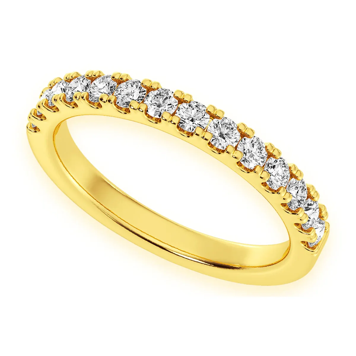 For Him Extra Wide Single Row Band Ring in Rose Gold / Lab Grown Diamond – Ring
