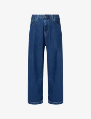CARHARTT WIP Brandon Wide-Leg Relaxed-Fit Denim Jeans
