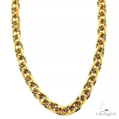 JALGAS - AMERICAS GOLD 14K Yellow Gold Solid Cable Link Chain 4.5mm 68154 in 18 Inches – Chain