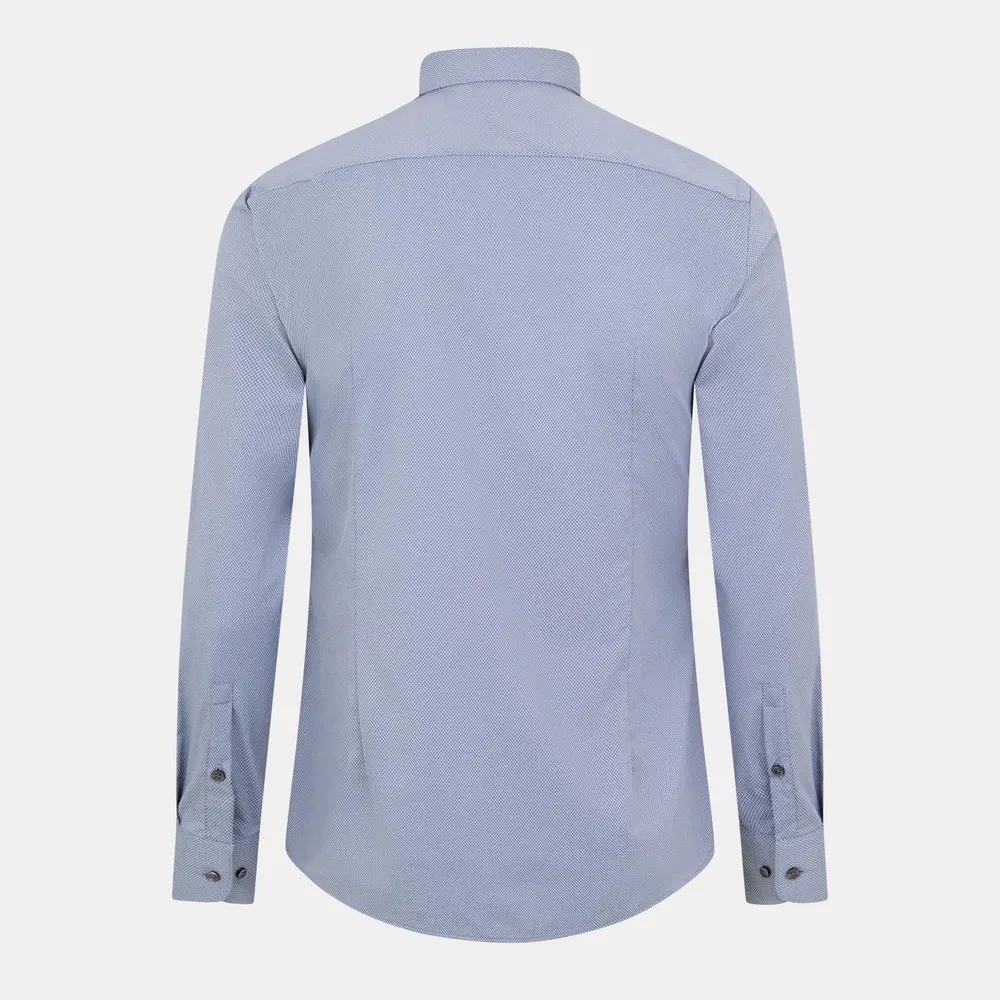 Boss Men's PHANK Long Sleeve Shirt in Dark Blue 404, additional product view 2