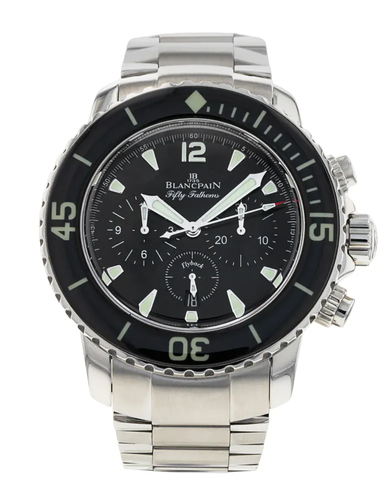 Blancpain Fifty Fathoms 5085F-1130-52 — 2008 — Very good in Black Baton – Pre-owned watches
