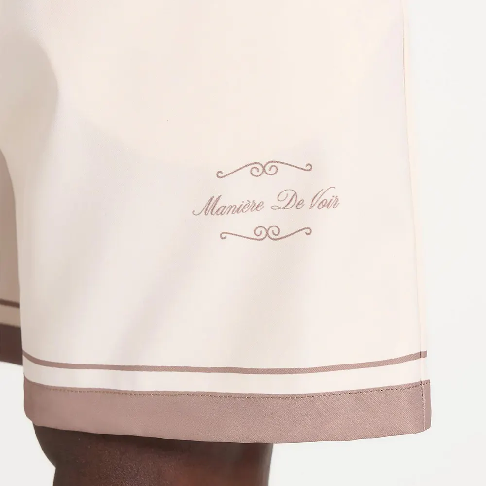 Maniere De Voir Mens Baroque Shorts detail 3