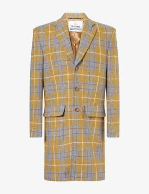 VIVIENNE WESTWOOD Huddersfield Check Wool Coat