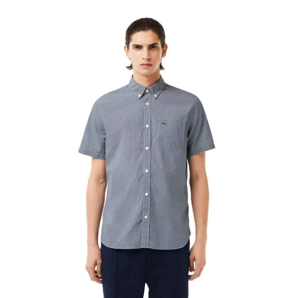 Lacoste Men's Short Sleeve Plain Shirt