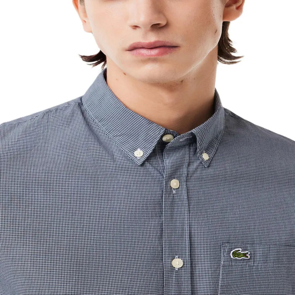 Lacoste Men's Short Sleeve Plain Shirt detail 3