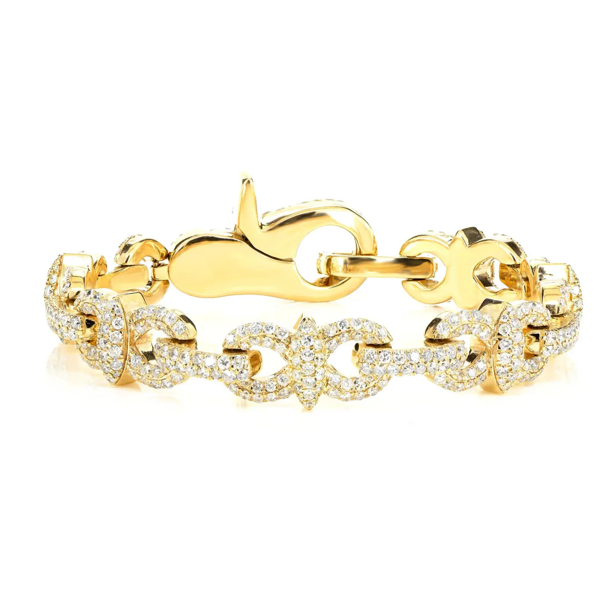 For Him Diamond Infinity Link Bracelet