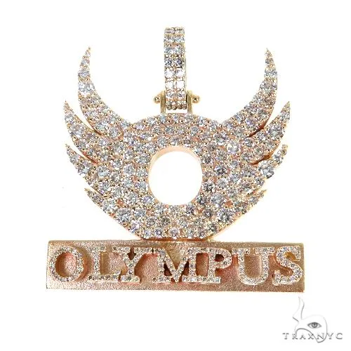 RINA - For Him CUSTOM Custom Made Olympus Diamond Pendant 67775 in Rose Gold – Pendant