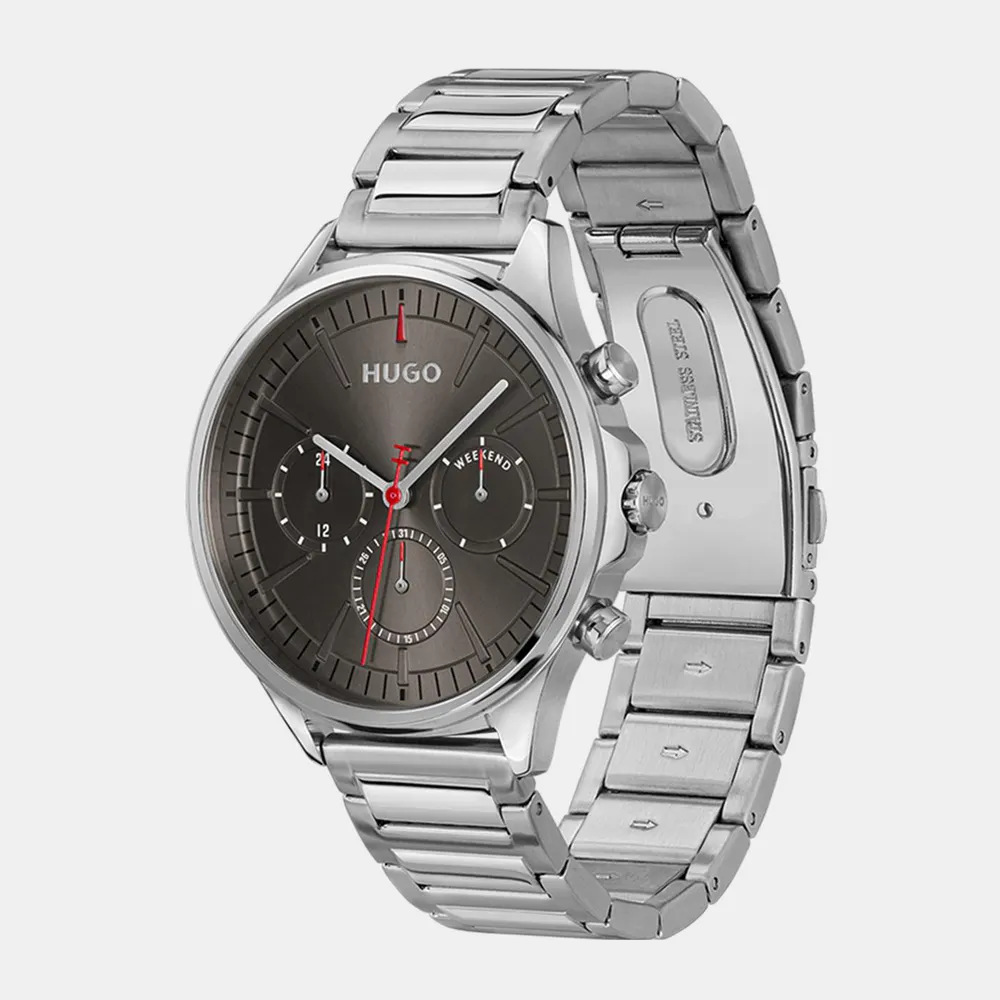 Hugo Gents HUGO #SMASH MULTI with Stainless Steel Bracelet detail 3