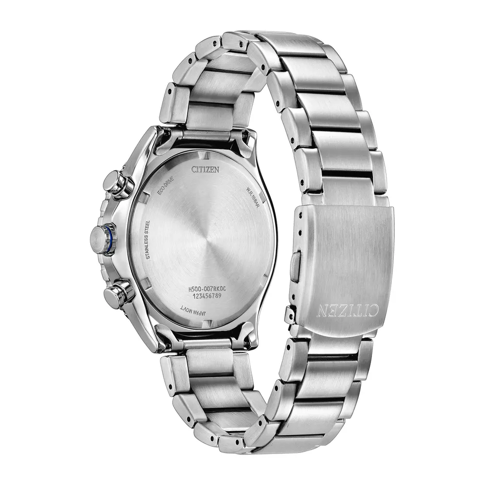Citizen Eco-Drive 43mm Mens Watch Blue in Blue, additional product view 3