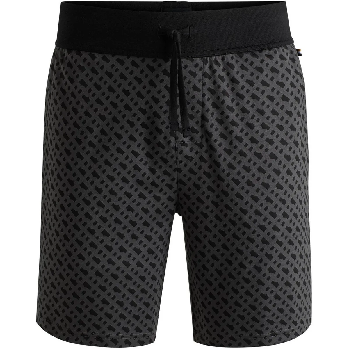 Boss Men's RelaxMono Jersey Relaxed Fit Fleece Jogger Shorts
