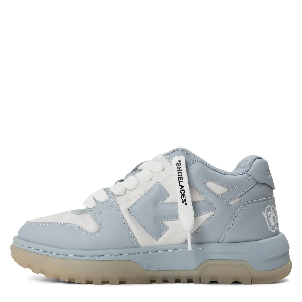 Off White Men's OOO Chunky Trainers in Grey/White, additional product view 2