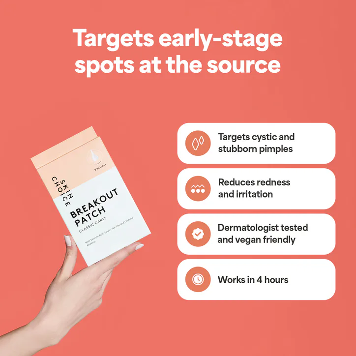 Skin Choice Classic Darts Microdart Pimple Patches with Salicylic Acid, Tea Tree, Cica, additional product view 3