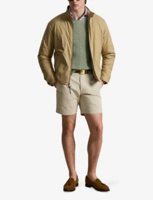 POLO RALPH LAUREN Logo-Embroidered Cable-Knit Cotton And Linen Jumper detail 2