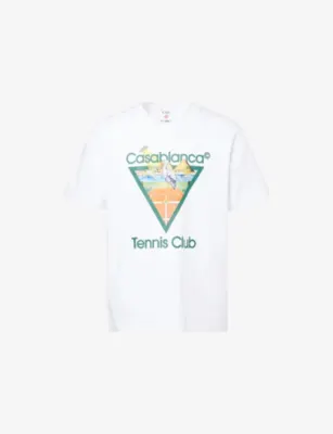 CASABLANCA Classic Tennis Cotton T-Shirt
