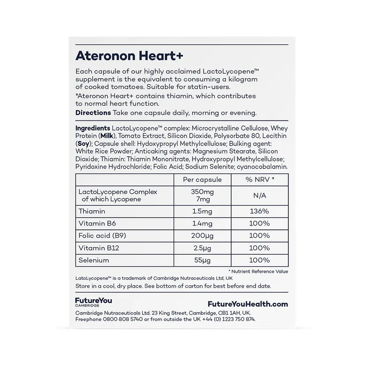 FutureYou Cambridge Ateronon Heart+ 28 Capsules detail 2