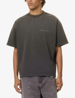 REPRESENT Resent Logo-Print Cotton T-Shirt detail 3