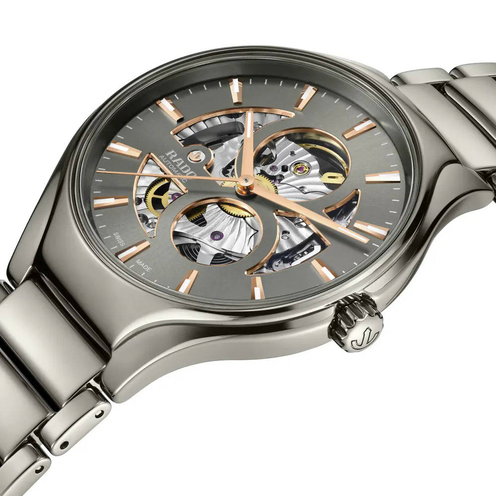 Rado True Round Automatic Open Heart 40mm Mens Watch in Skeleton, additional product view 2