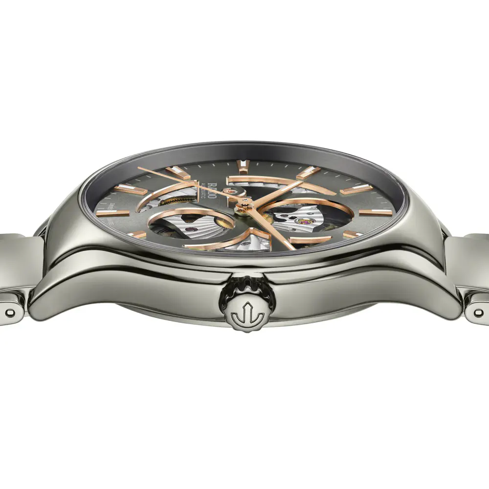 Rado True Round Automatic Open Heart 40mm Mens Watch in Skeleton, additional product view 3