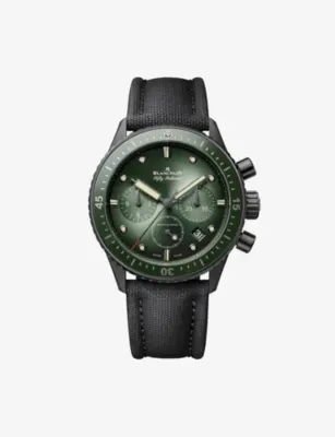 BLANCPAIN 5200 0153 B52A Bathyscaphe Chronograph Ceramic Automatic Watch in Black Ceramic – Jewellery & Watches | Mens luxury watches