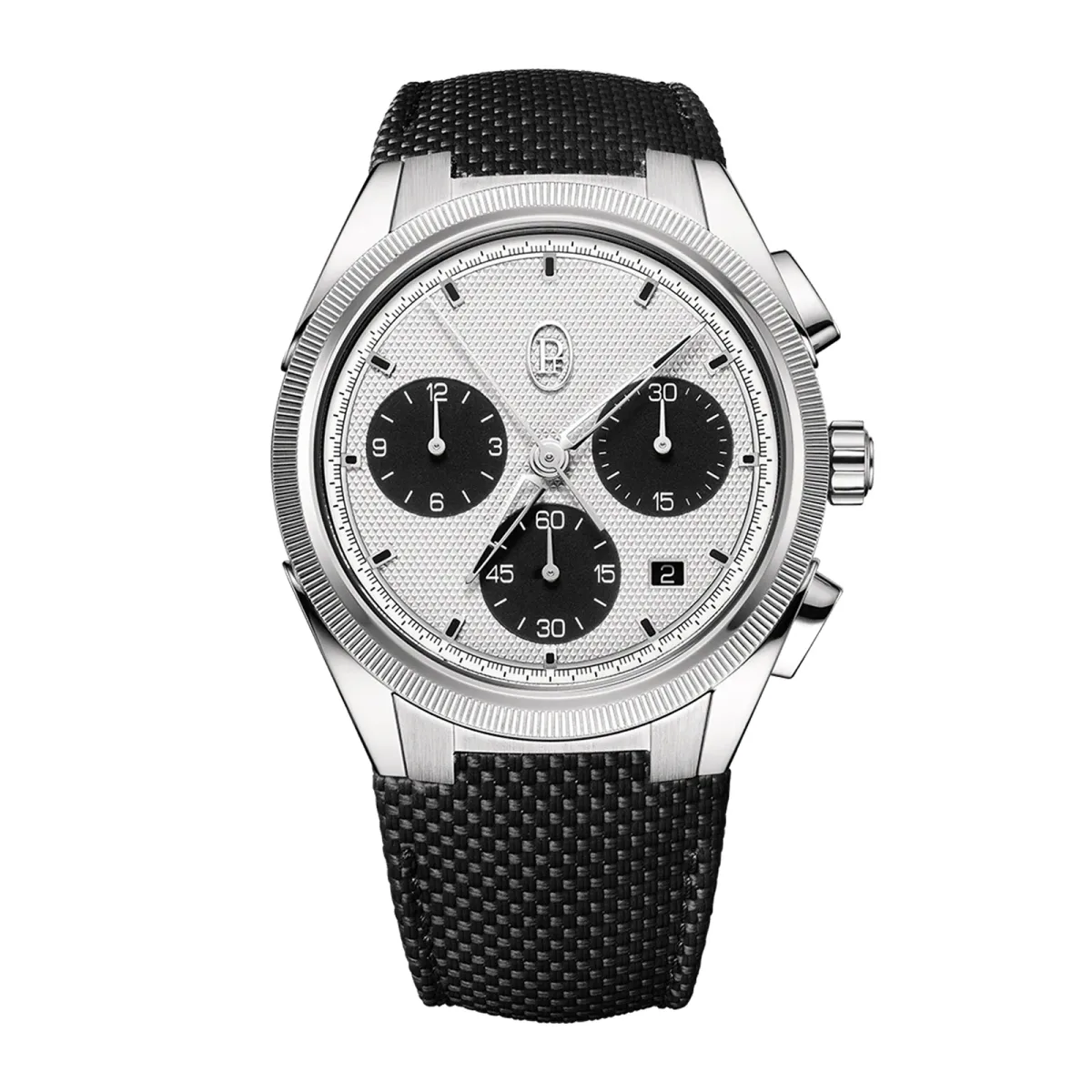 Parmigiani Fleurier TONDA PF Sport Chronograph Steel Silver Black COSC 42mm Mens Watch