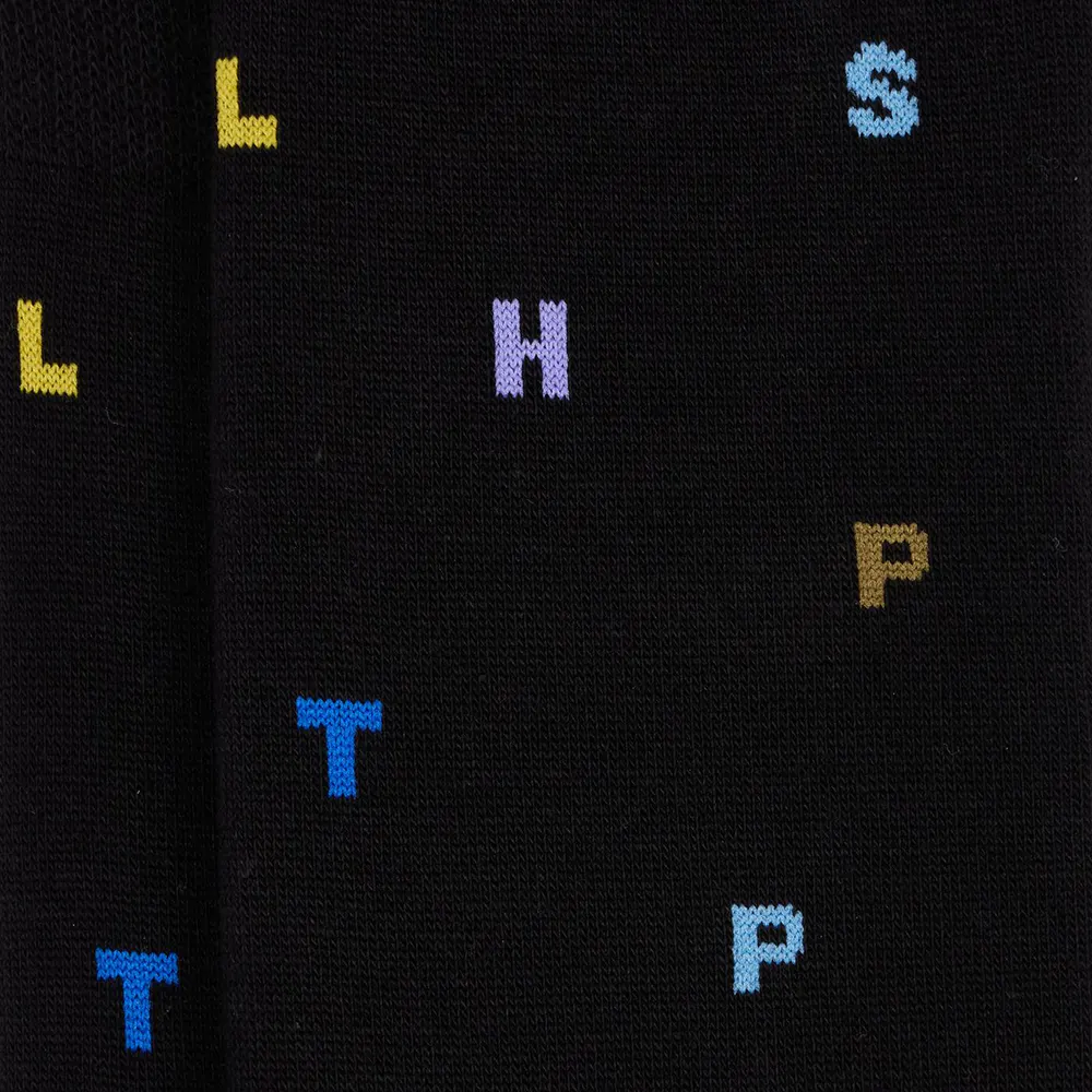 Paul Smith Men's Keanu Stamp Crew Socks detail 3