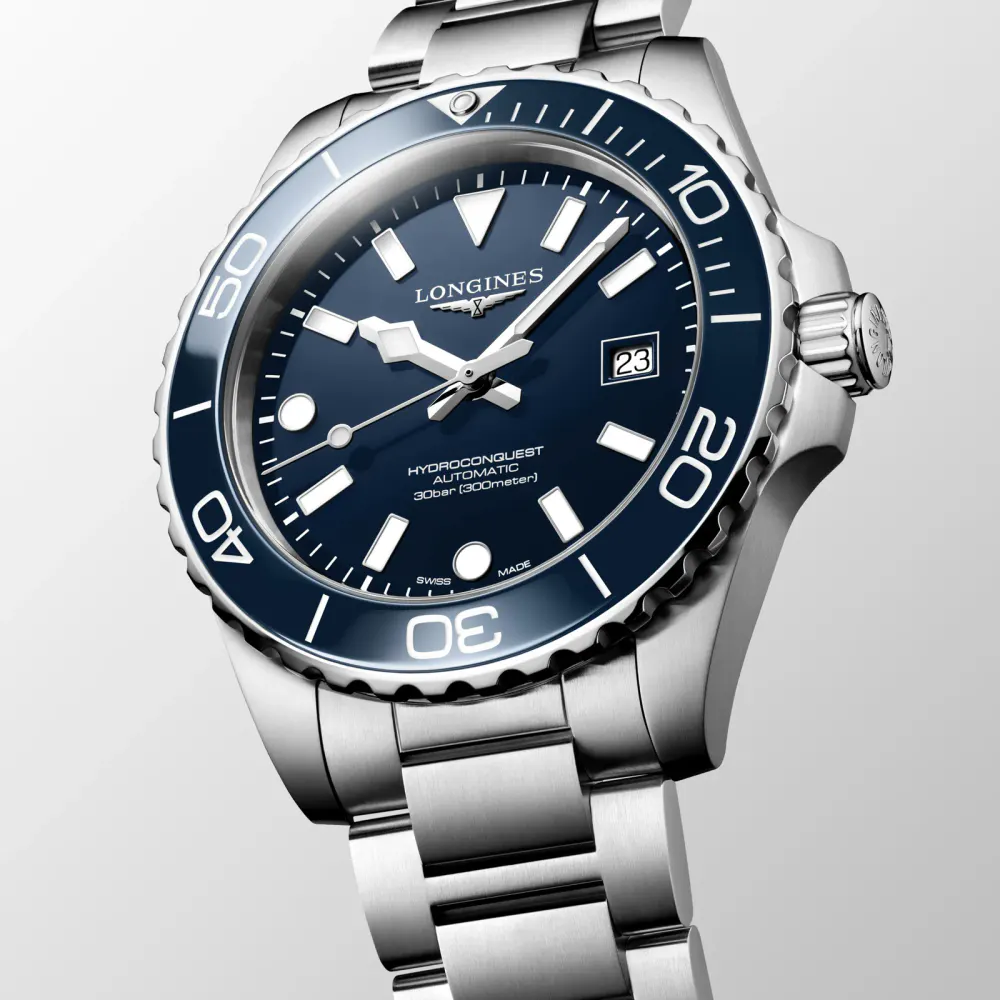 Longines HydroConquest 42mm Mens Watch Blue in Blue, additional product view 2