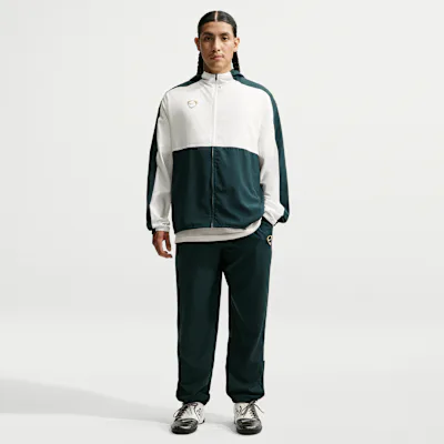 Nike Strike Men's Dri-FIT Football Woven Tracksuit Pants - Midnight Spruce/Sail/Metallic Gold