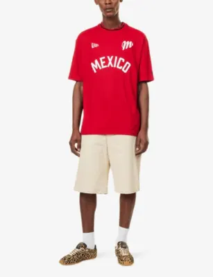 NEW ERA Mexico Embroidered Woven Top in WHITE, additional product view 2