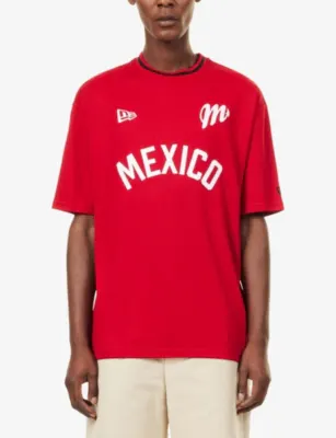 NEW ERA Mexico Embroidered Woven Top in WHITE, additional product view 3