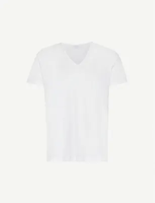 SUNSPEL Superfine Egyptian cotton T-shirt detail 2