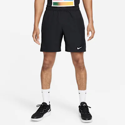 Nike NikeCourt Victory Men's Dri-FIT 18cm (approx.) Tennis Shorts - Black/White