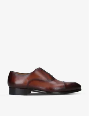MAGNANNI Lace-up leather Oxford shoes - EUR 40.5 / 6.5 UK MEN in TAN – Mens | Smart shoes | Oxford shoes