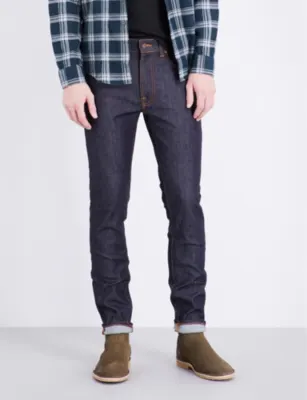 NUDIE JEANS Lean Dean slim-fit skinny jeans - 32/30 in DRY 16 DIPS – Mens | Jeans | Slim