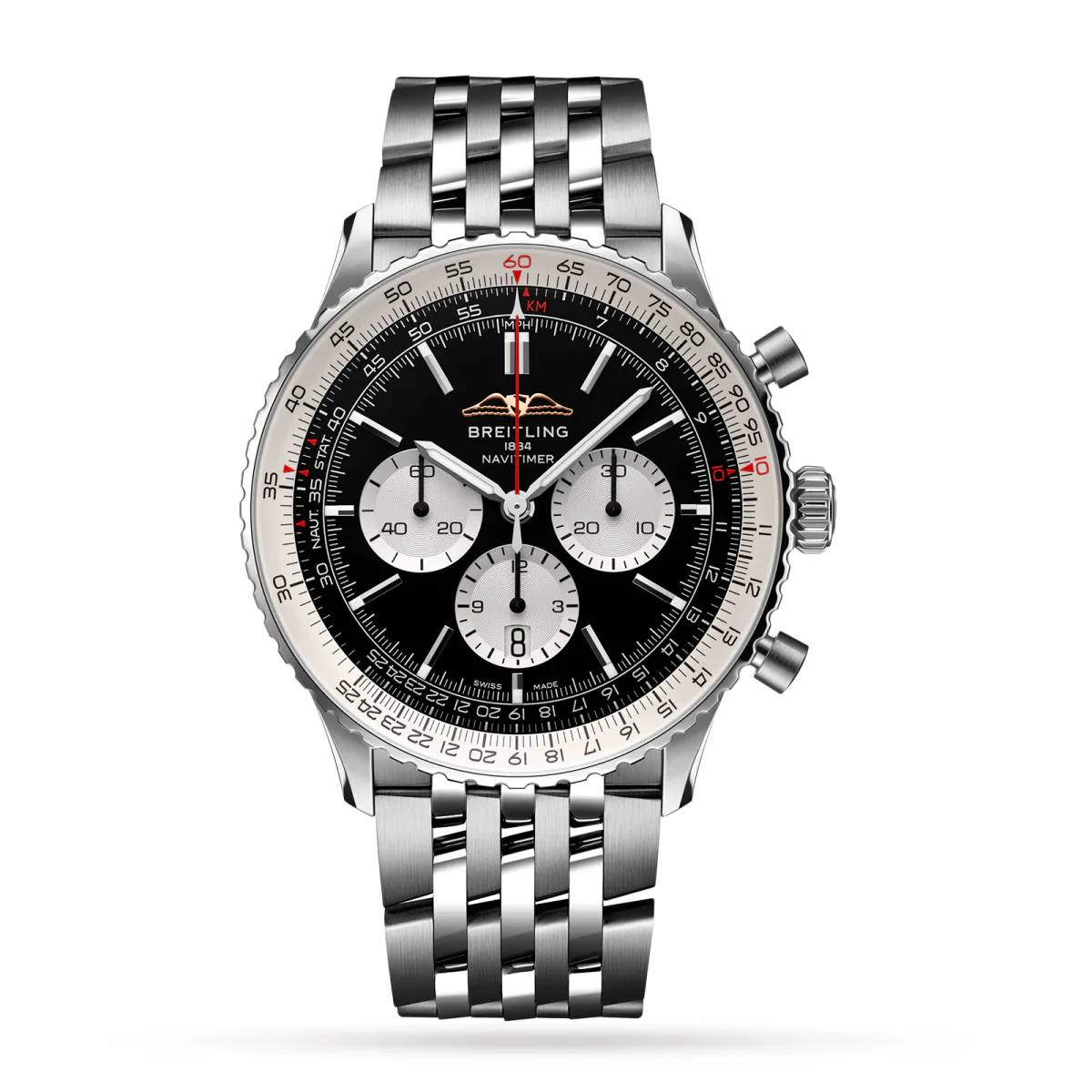 Breitling Navitimer B01 Chronograph 46 Stainless Steel Watch