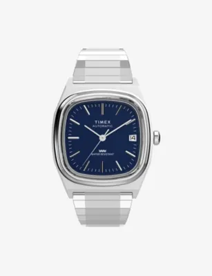 TIMEX TW2Y07400 1983 E-Line 34mm Automatic Stainless-Steel Watch