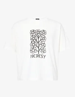 HERESY Verdure Floral-Print Cotton T-Shirt
