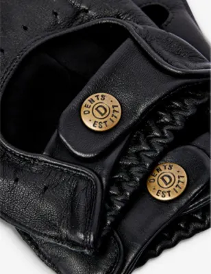 DENTS Snetterton fingerless leather gloves - M detail 2