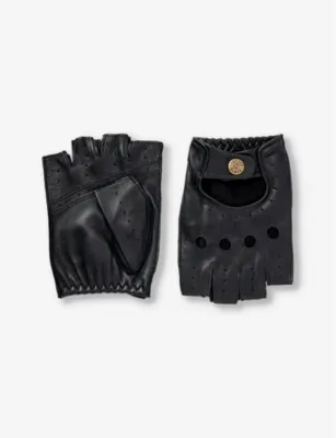 DENTS Snetterton fingerless leather gloves - M