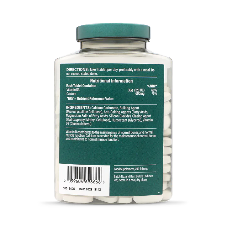 For Him Calcium 600mg & Vit D 240 Tablets detail 3