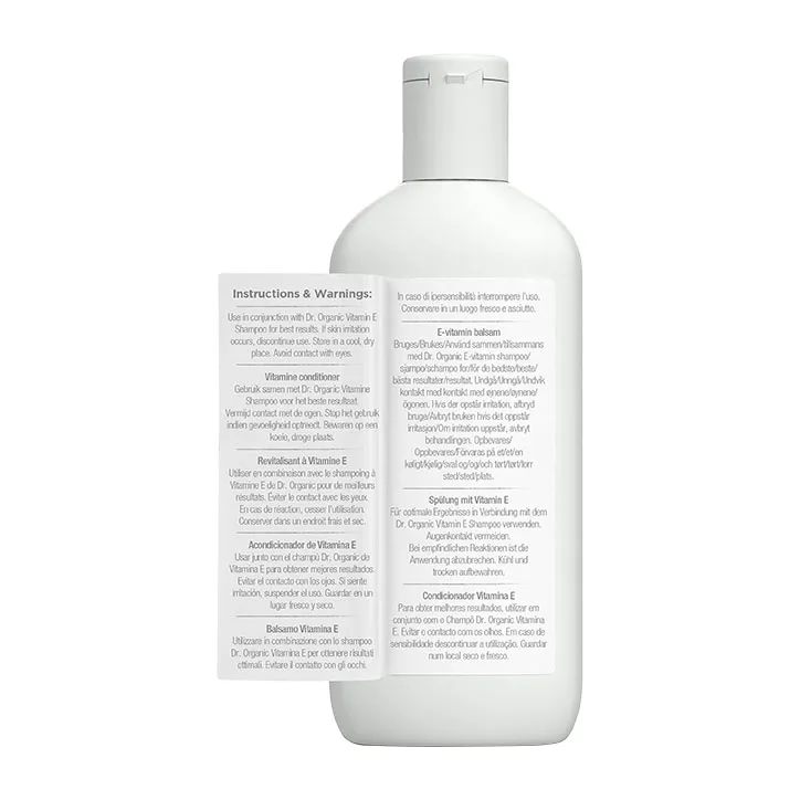 Dr Organic Vitamin E Conditioner 250ml detail 3