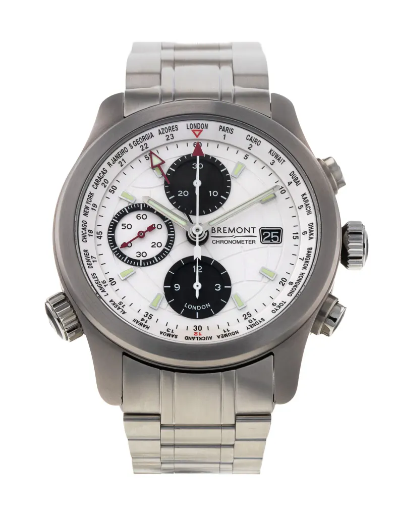 Bremont World Timer Automatic ALT1-WT/WH — 2025 — Excellent in White Baton – Pre-owned watches