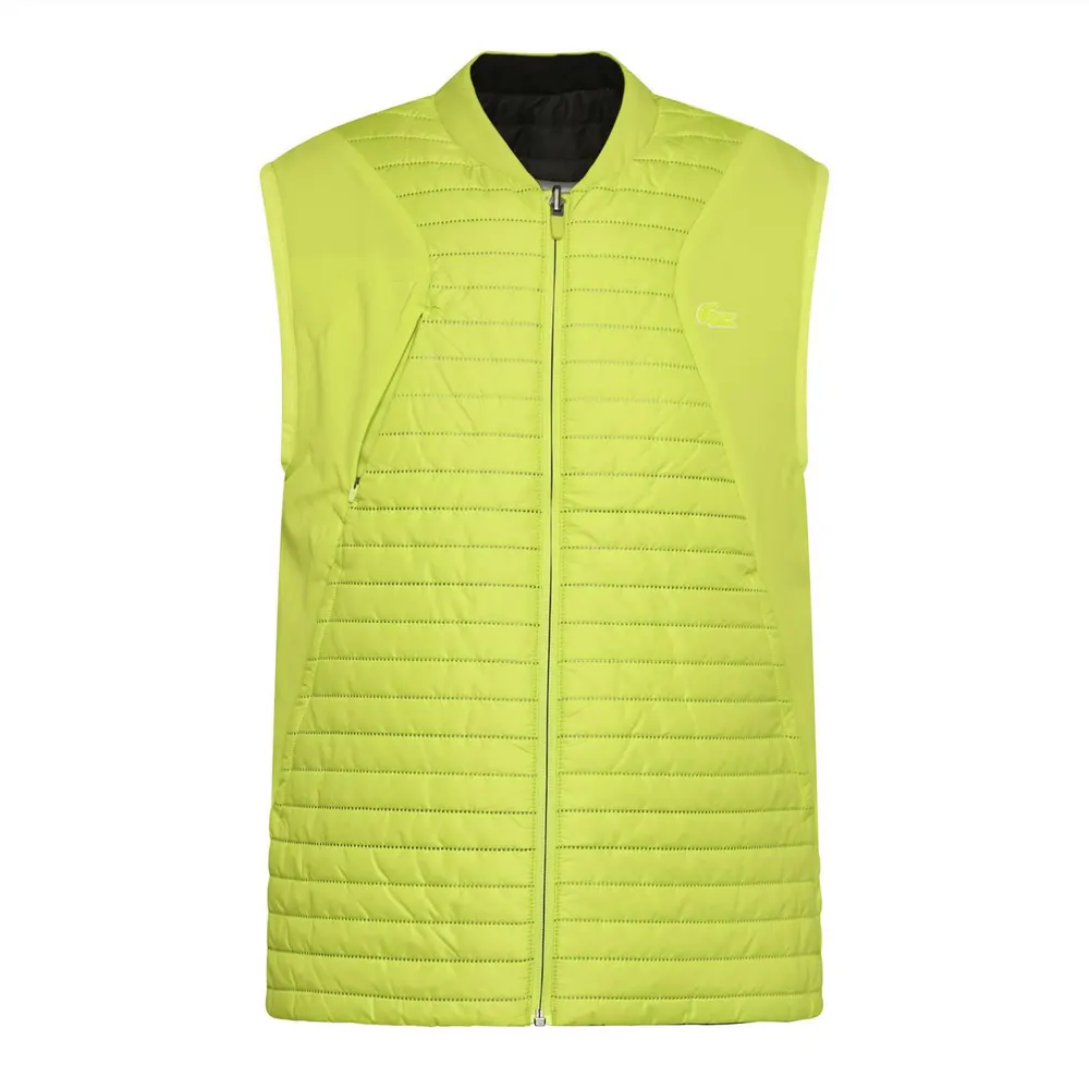 Lacoste Lightweight Reversible Padded Vest in Black, additional product view 3